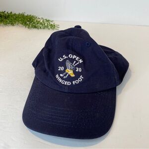 USGA Member U.S. Open Winged Foot 2020 Adjustable Baseball Hat Navy Blue